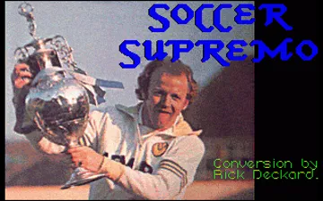 Soccer Supremo screen shot title